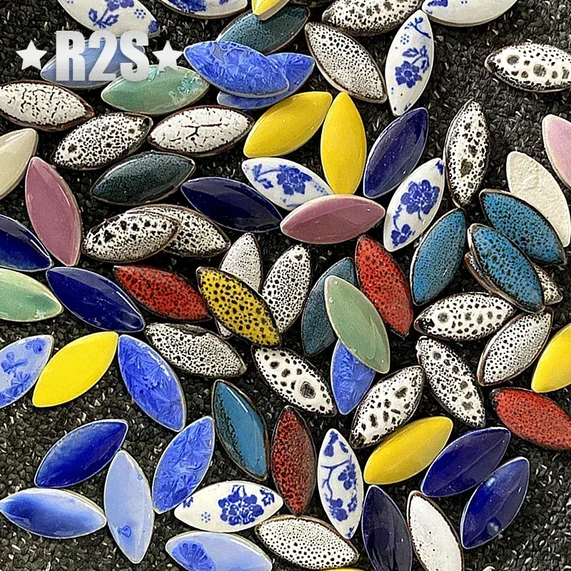 100g Mix color Irregular Ceram - огляд і ціна Ceramic Tile Blank