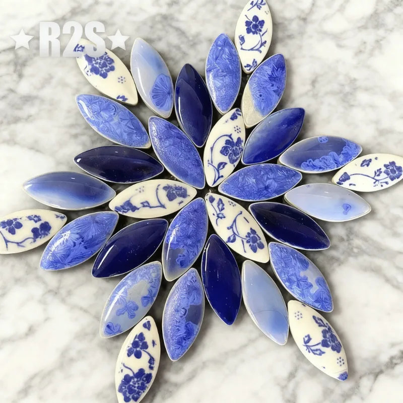100g Mix color Irregular Ceram - огляд і ціна Ceramic Tile Blank