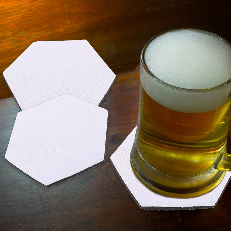 10Pcs Sublimation Blank Coaste - огляд і ціна Coaster Sublimation Blank