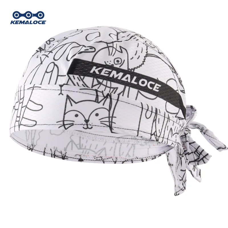 KAMALOCE UV Protection Cycling - огляд і ціна Bandana Blank White