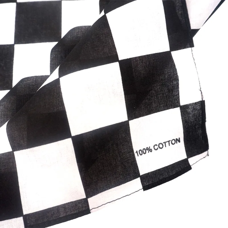 Bandana Checkered Flag Auto Ra - огляд і ціна Bandana Blank White