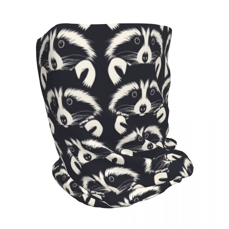 Black And White Raccoon Face P - огляд і ціна Bandana Blank White