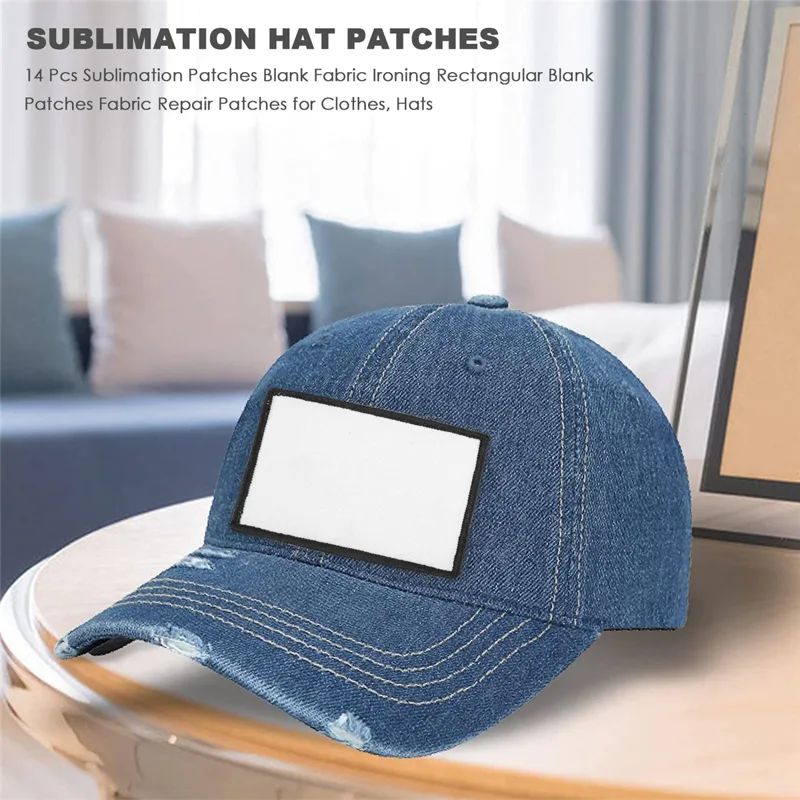 ABVA-14 Pcs Sublimation Patche - огляд і ціна Hat Sublimation Blank