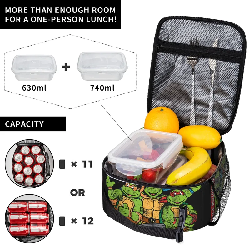 Logo TMNT Cartoon Anime  Insul - огляд і ціна Tote Bag Sublimation