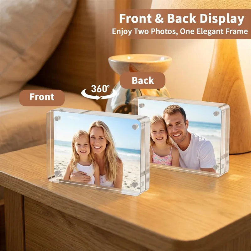Acrylic Magnetic Photo Frame 2 - огляд і ціна Photo Acrylic Block