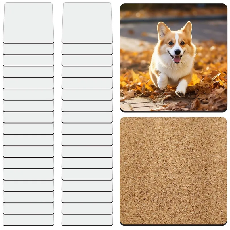 ABYA 30 Pcs Sublimation Square - огляд і ціна Coaster Sublimation Blank