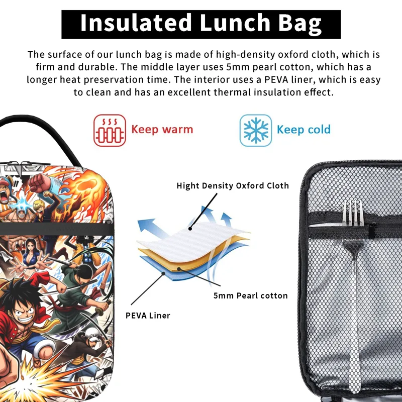 One P-Pieces Luffys Insulated  - огляд і ціна Tote Bag Sublimation