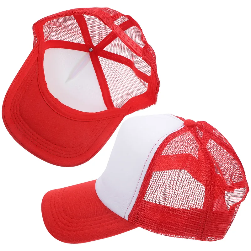 10Pcs Blank Mesh Baseball Caps - огляд і ціна Hat Sublimation Blank