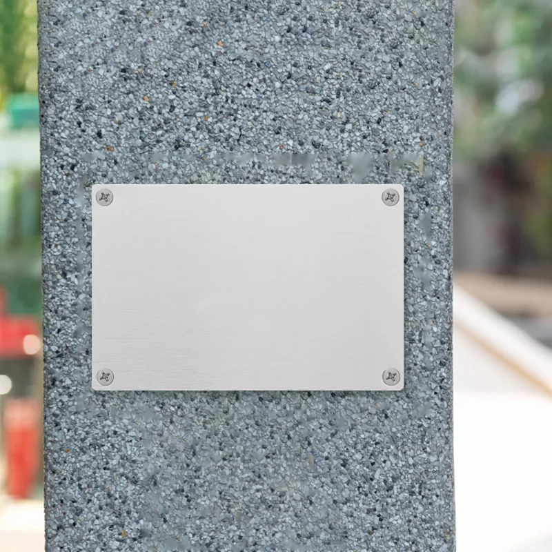 5Pcs Blank Stainless Steel Out - огляд і ціна Yard Sign Blank