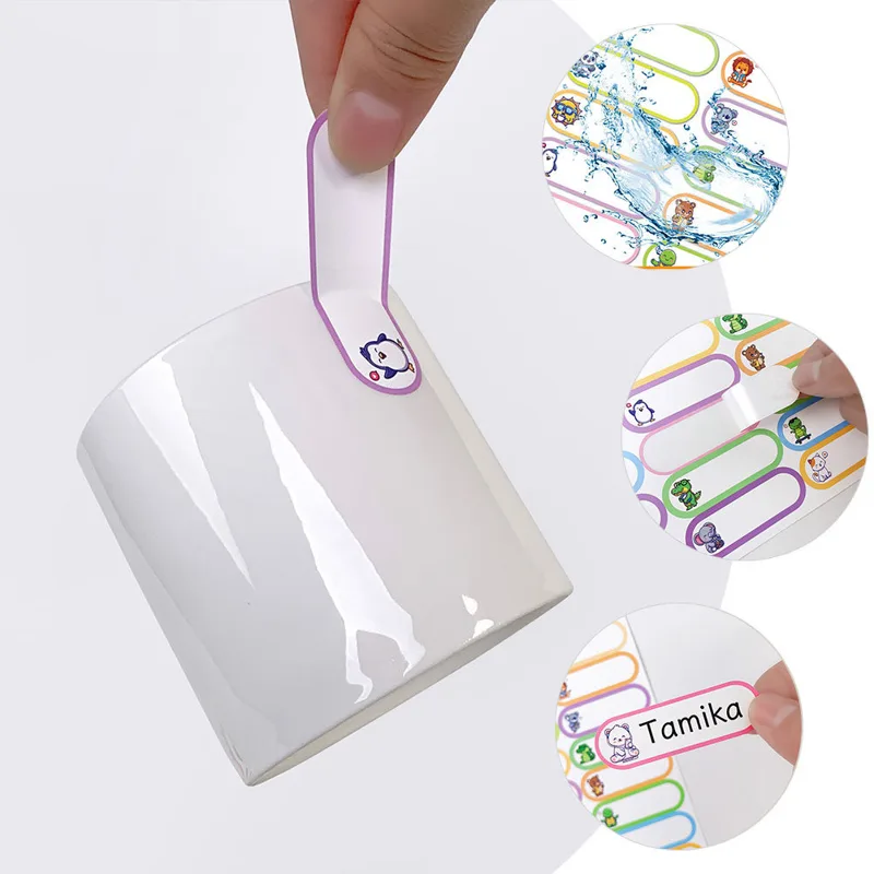 10 Sheets Writable Name Tag St - огляд і ціна Water Bottle Blank