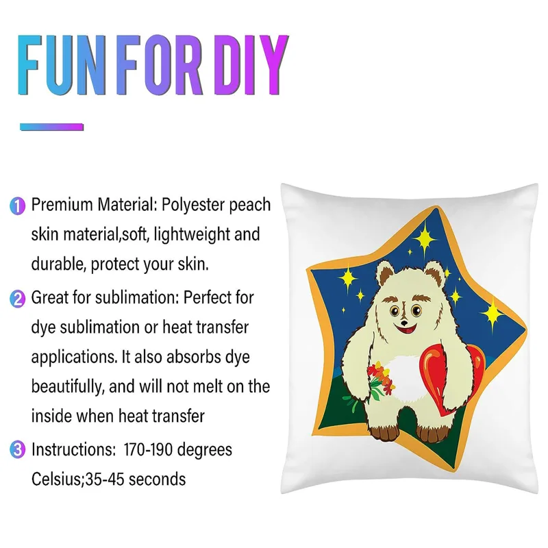 4Pcs Sublimation Blanks Throw  - огляд і ціна Pillow Cover Sublimation