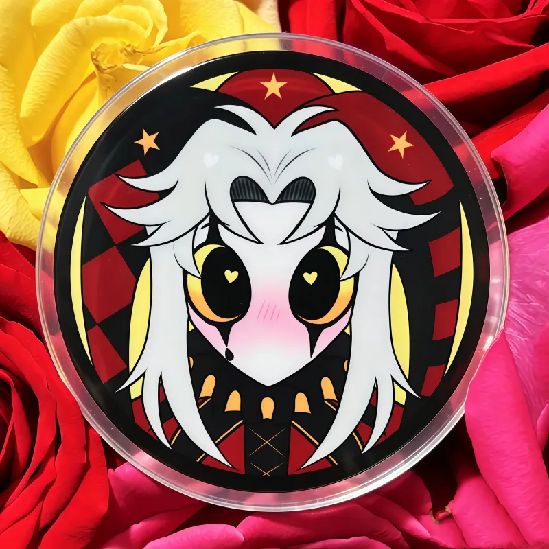 Cute Pierrot Clown Anime Merch - огляд і ціна Button Badge Blank