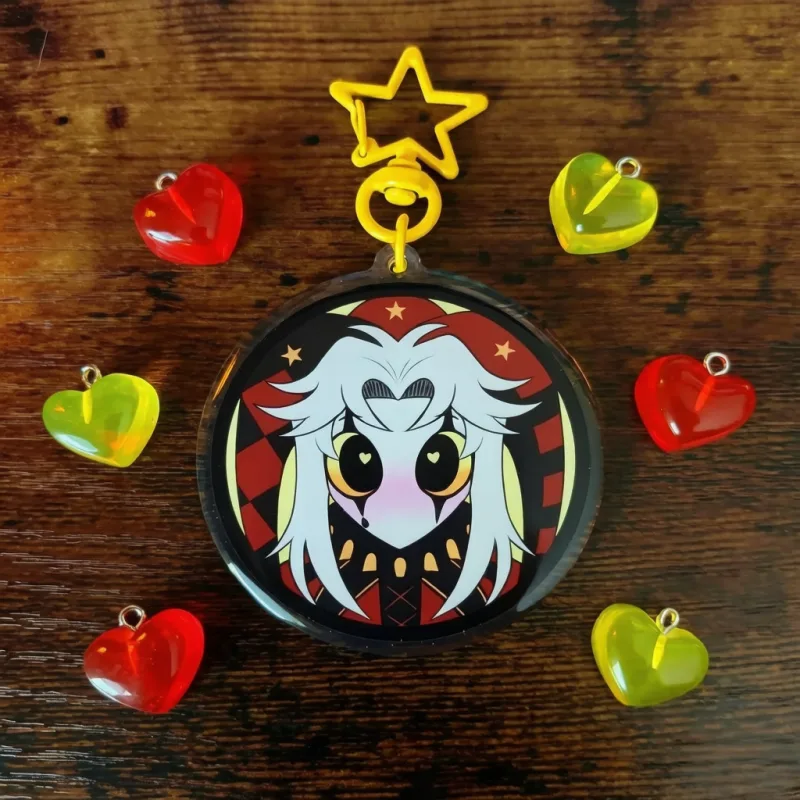 Cute Pierrot Clown Anime Merch - огляд і ціна Button Badge Blank