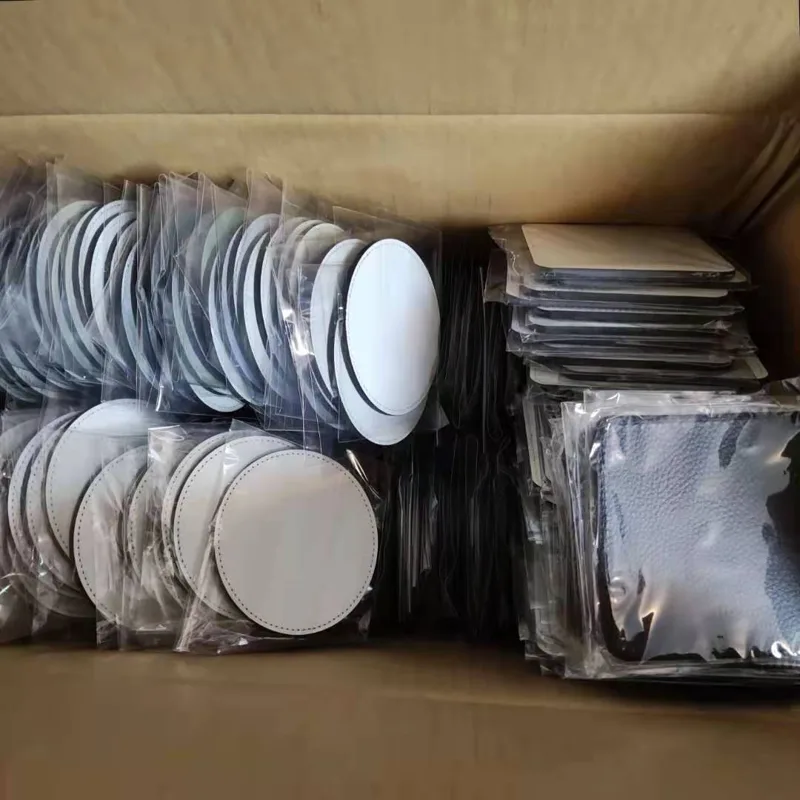 50pcs/lot 10*10cm New Blank Su - огляд і ціна Coaster Sublimation Blank