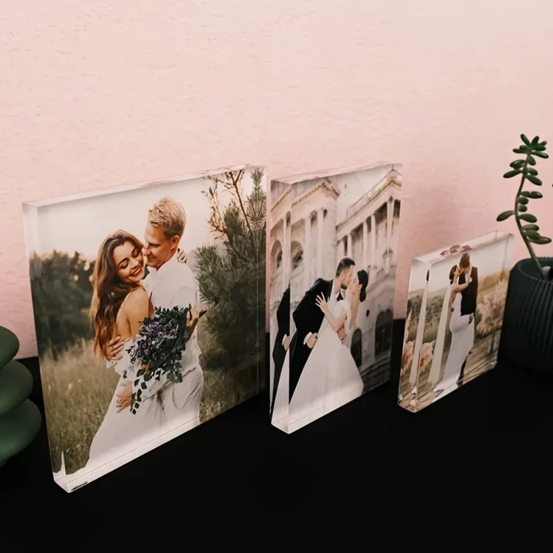 Custom Acrylic Anniversary Pho - огляд і ціна Photo Acrylic Block