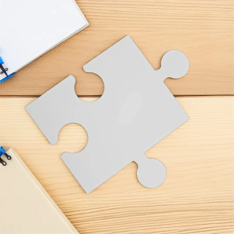60Pcs Large Blank White Puzzle - огляд і ціна Puzzle Blank White